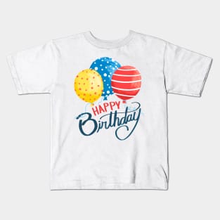 Birthday Balloons Kids T-Shirt